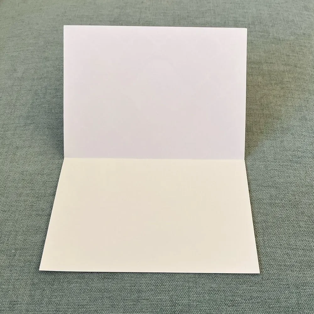 Colonial Williamsburg Blank Card, Letter M